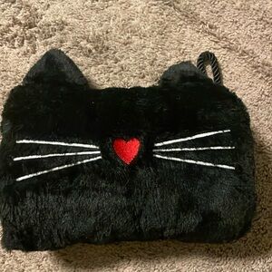 Kitty Hand Warmer, Black Plush for Child